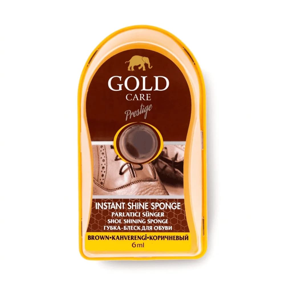 Gold Care Prestige Instant Shine Sponge Brown 6 ML